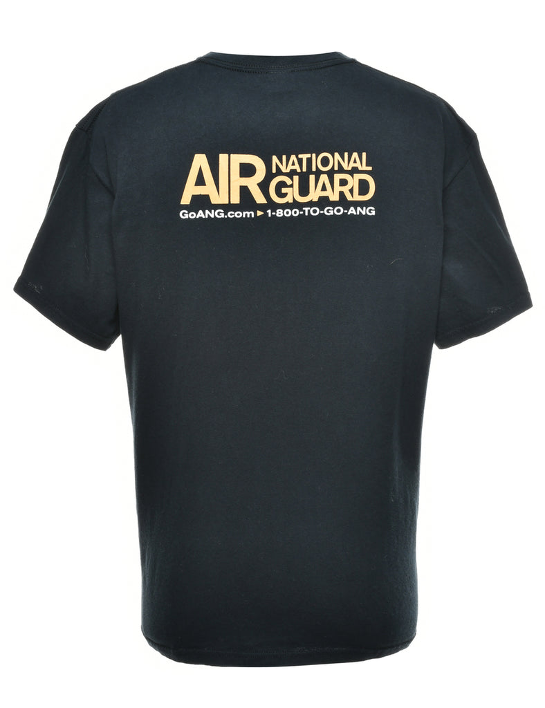 Air National Guard Printed T-shirt - L
