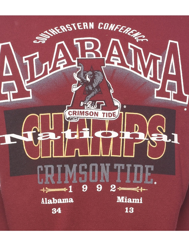 Alabama Printed Sweatshirt - M