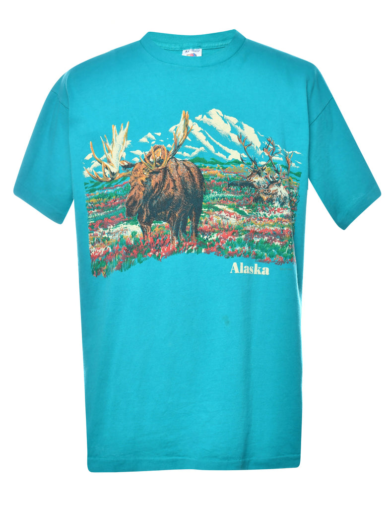 Alaska Wild Animal T-shirt - XL