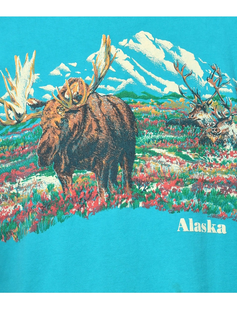Alaska Wild Animal T-shirt - XL