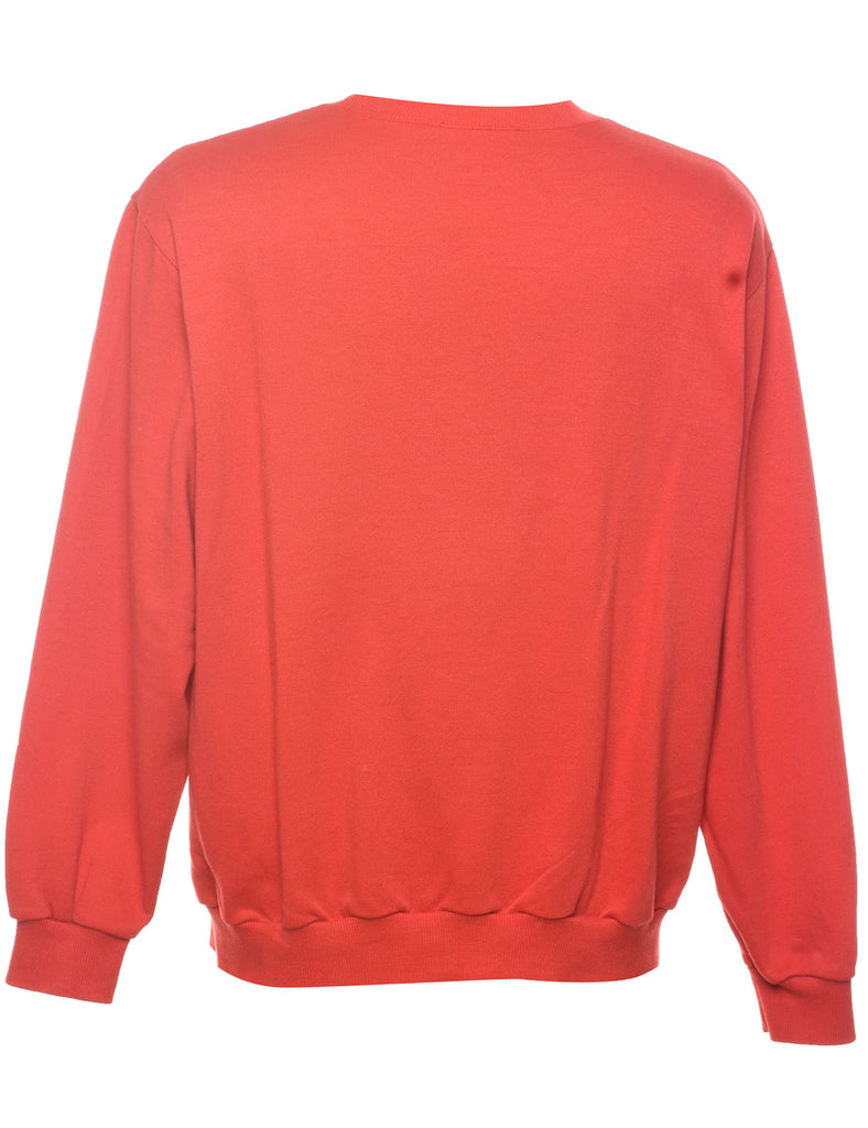 Alfred Dunner Embroidered Red Sweatshirt - XL