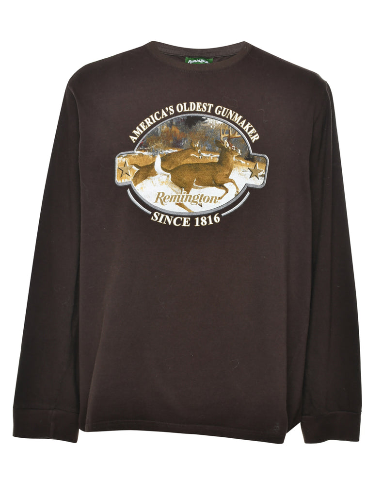 America's Oldest Gunmaker Printed T-shirt - XL