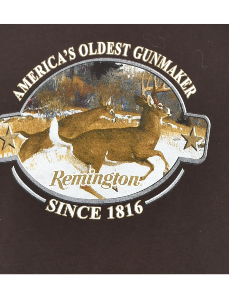 America's Oldest Gunmaker Printed T-shirt - XL