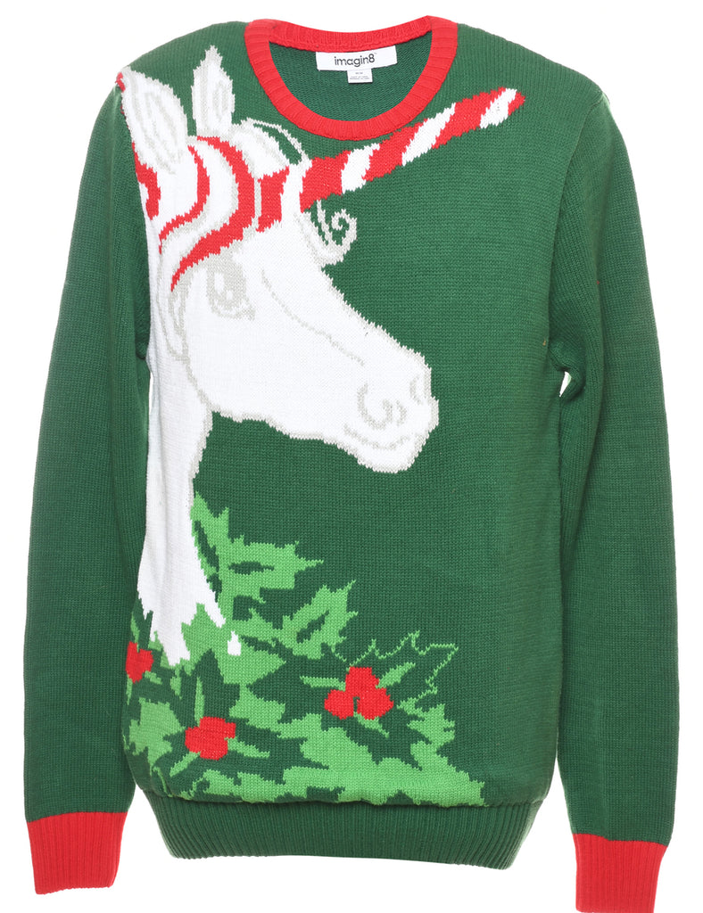Animal Design Christmas Jumper - M