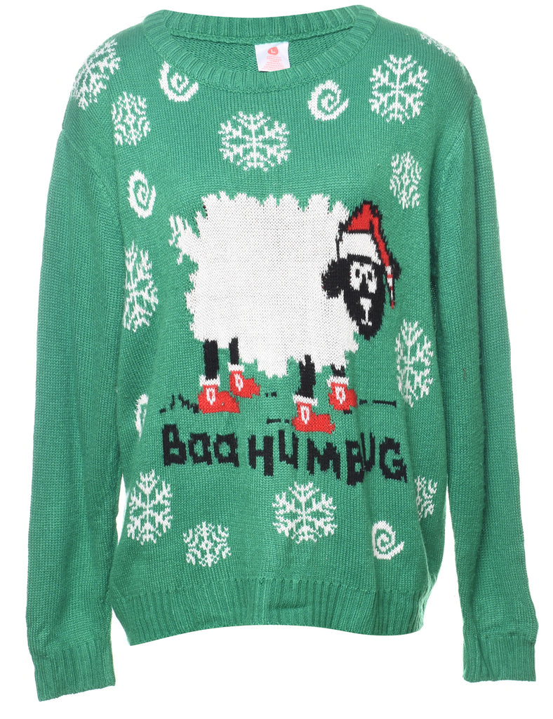 Animal Design Christmas Jumper - L