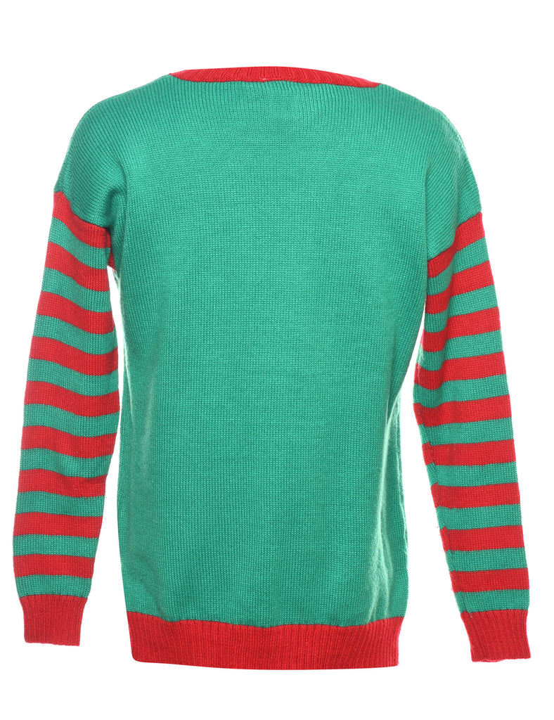 Animal Design Christmas Jumper - M