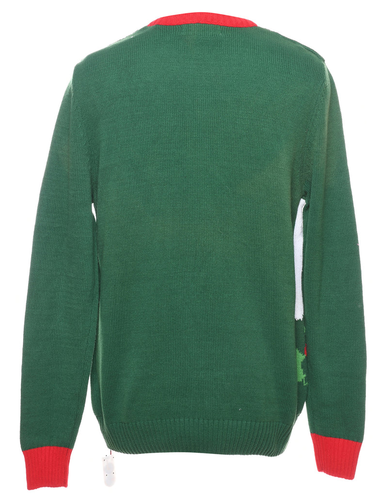 Animal Design Christmas Jumper - M