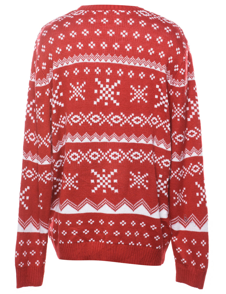 Animal Design Christmas Jumper - L