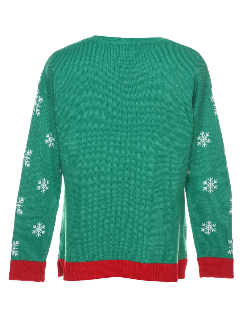 Animal Design Christmas Jumper - M