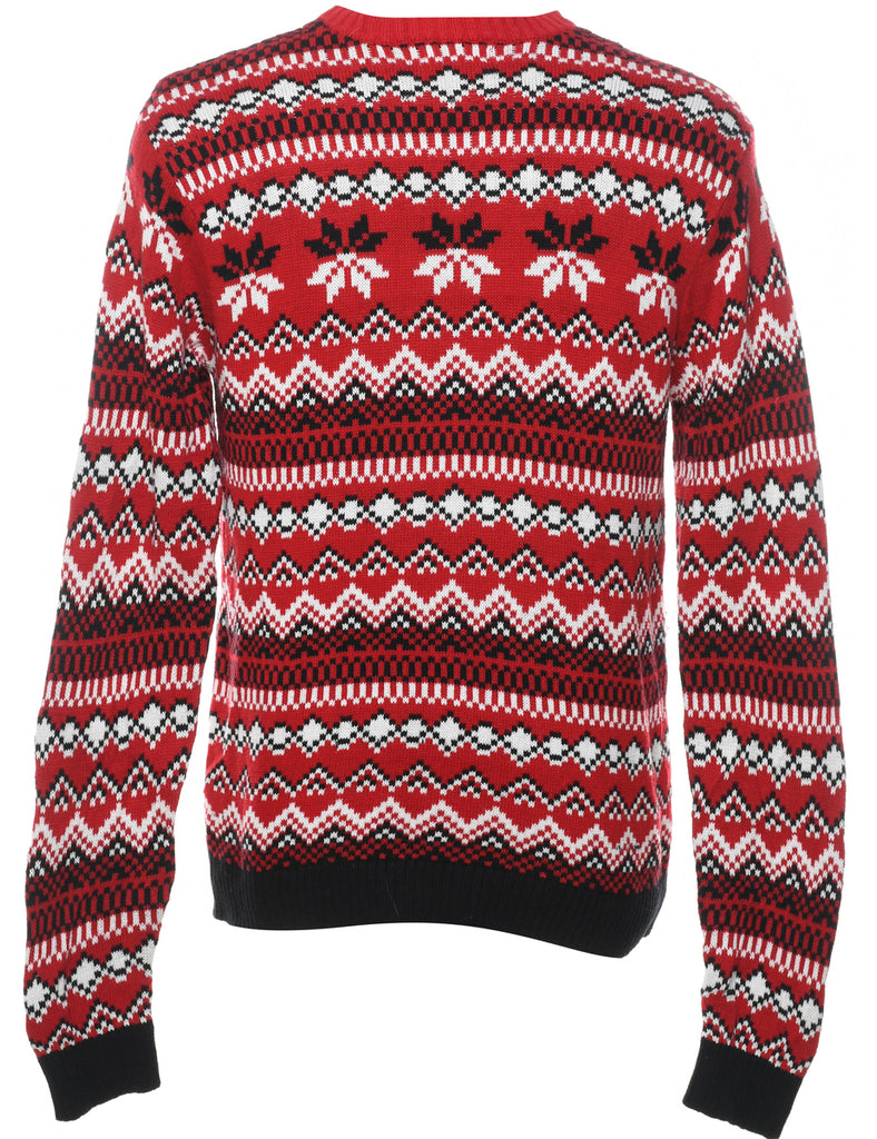 Animal Design Christmas Jumper - M
