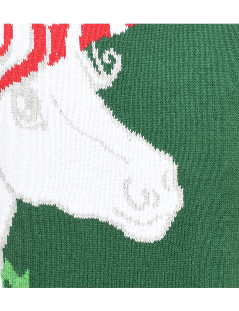 Animal Design Christmas Jumper - M
