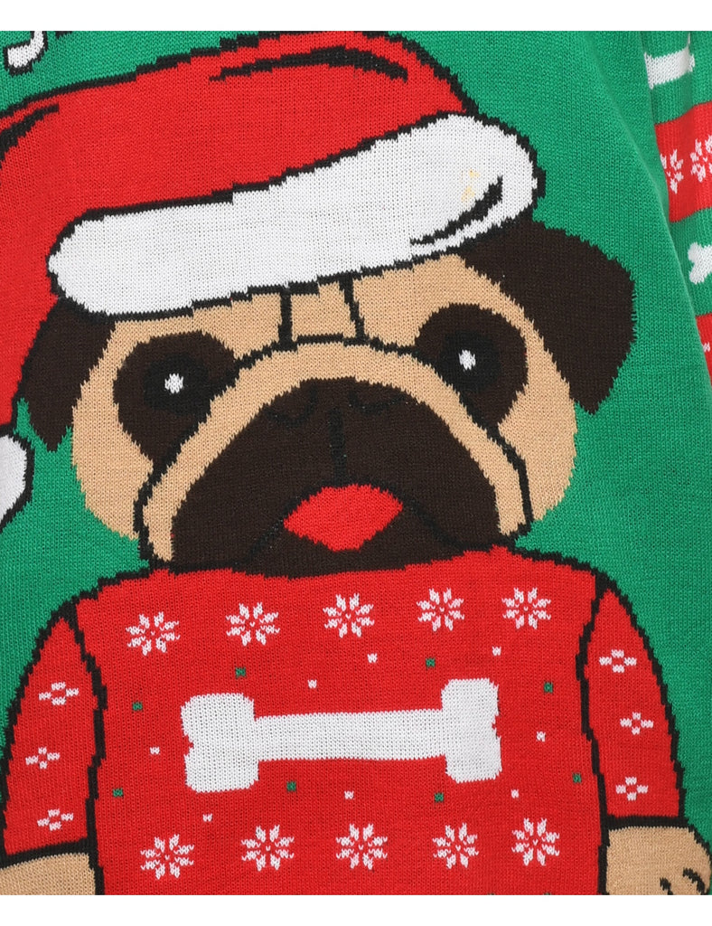 Animal Design Christmas Jumper - L