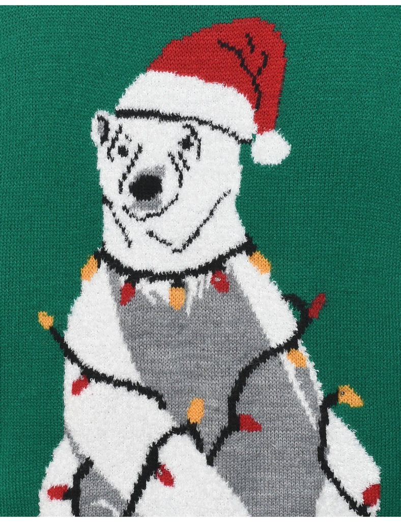 Animal Design Christmas Jumper - XL
