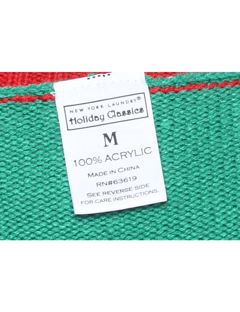 Animal Design Christmas Jumper - M