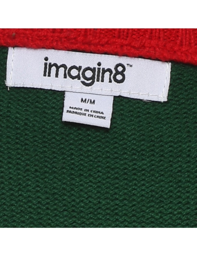 Animal Design Christmas Jumper - M