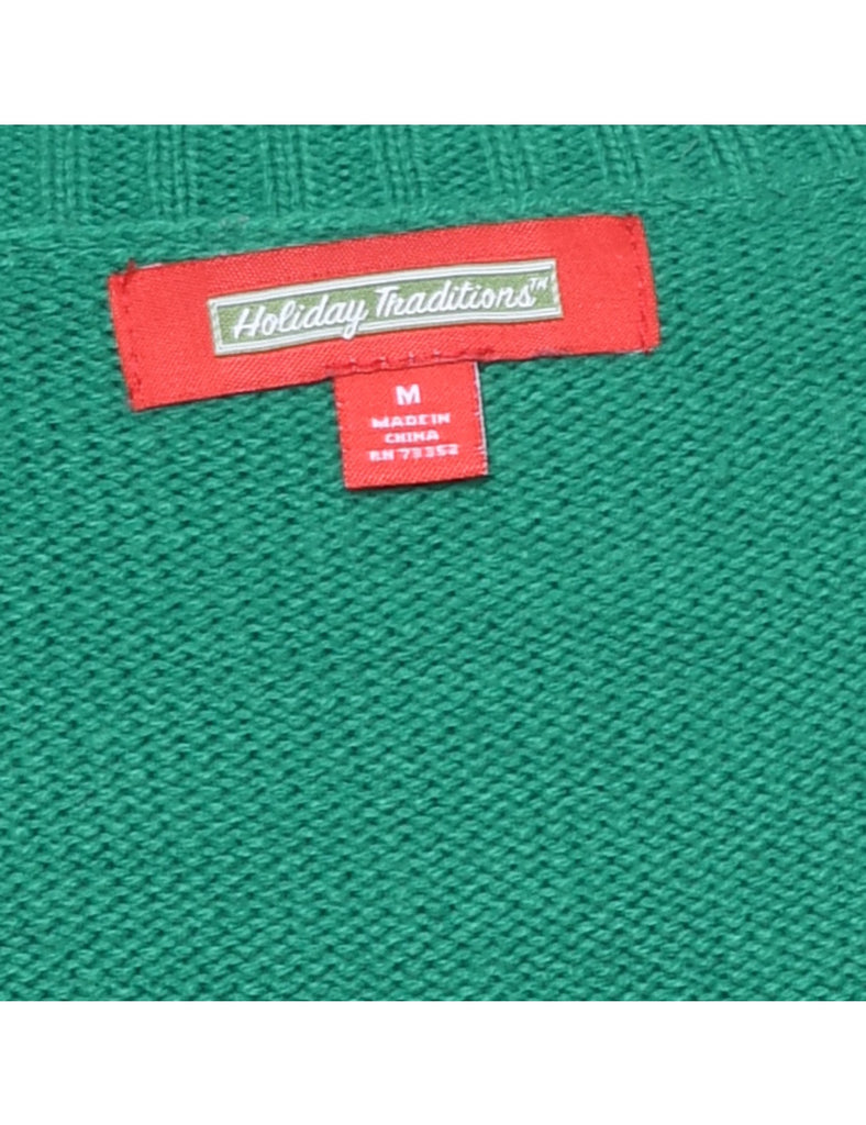 Animal Design Christmas Jumper - M