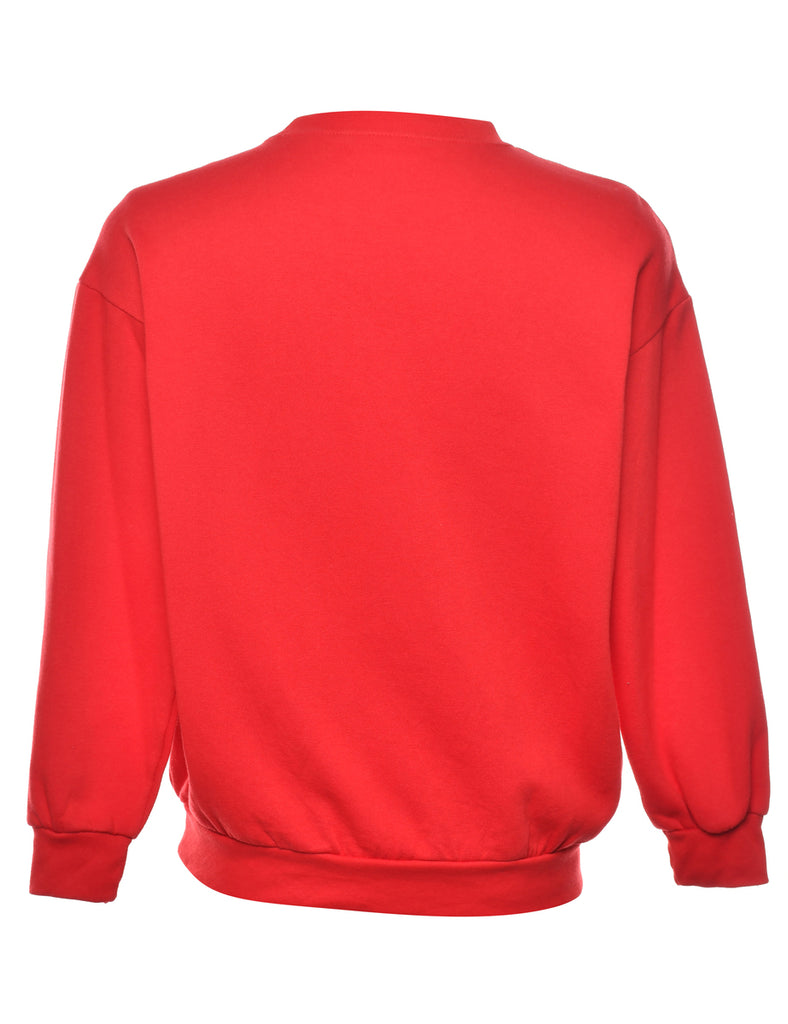 Animal Design Christmas Sweatshirt - M