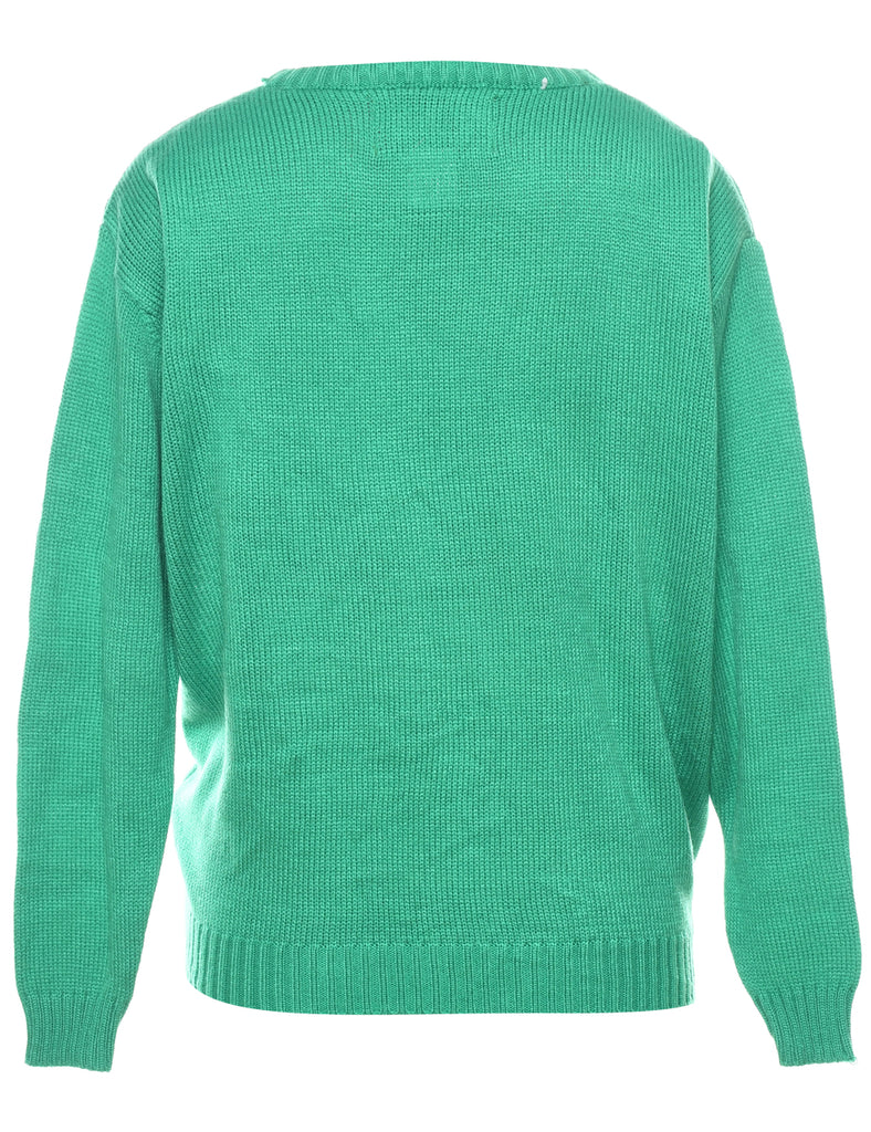 Animal Design Christmas Sweatshirt - XL