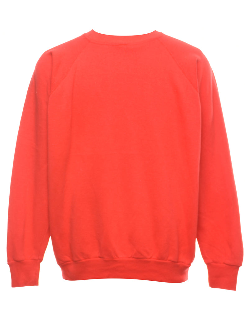 Animal Design Christmas Sweatshirt - L