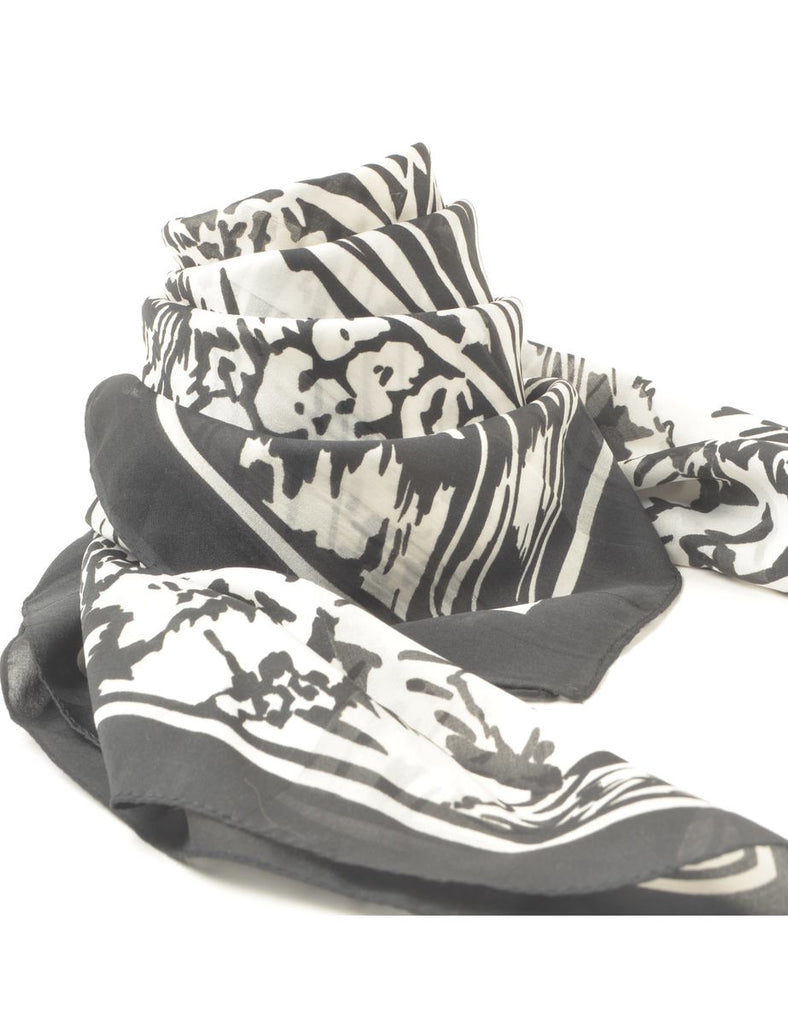 Animal Print Head Scarf - M
