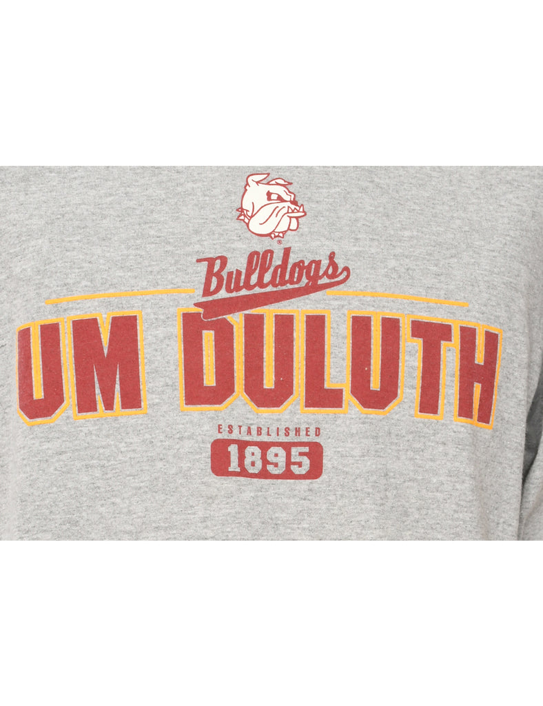 Anvil Bulldogs Um Duluth Printed T-shirt - L