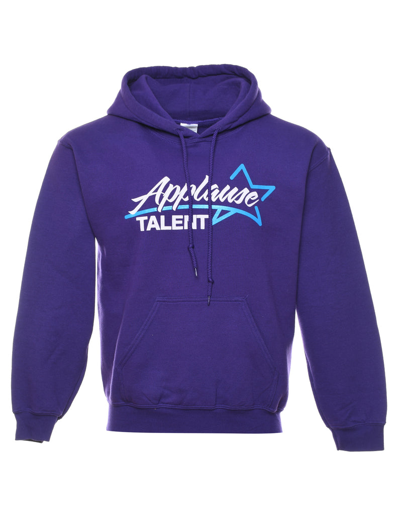 Applause Talent Purple Printed Hoodie - S