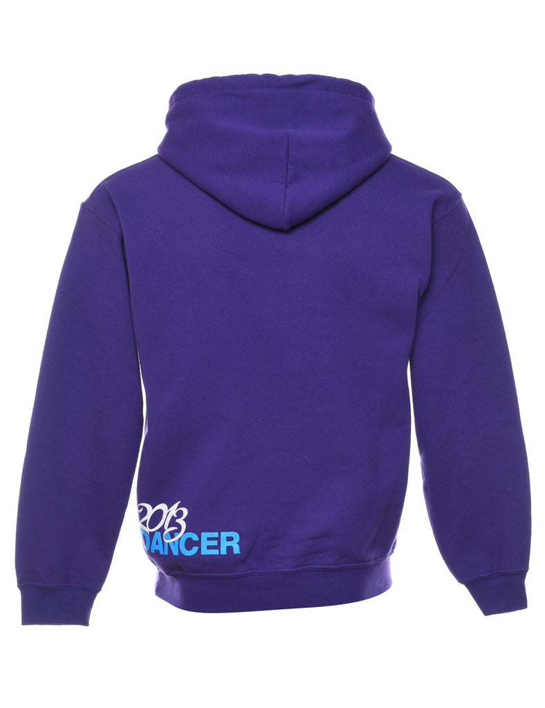 Applause Talent Purple Printed Hoodie - S