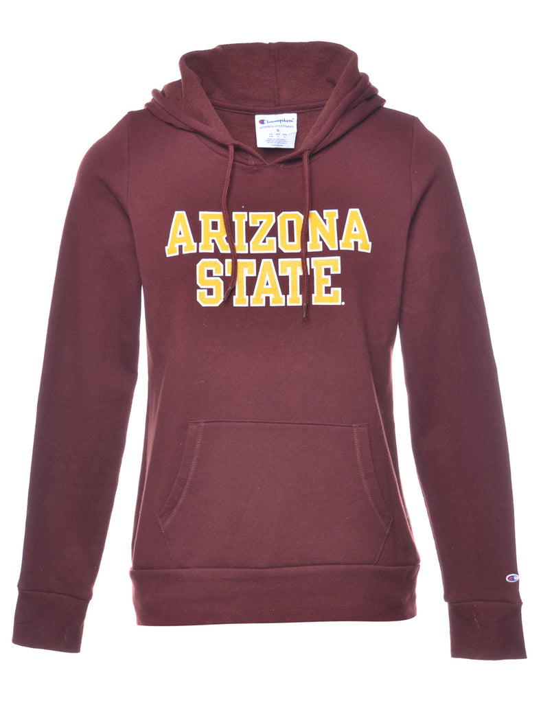 Arizona State Maroon Printed Hoodie - M