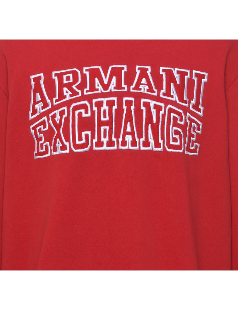 Armani Exchange Embroidered Sweatshirt - XL