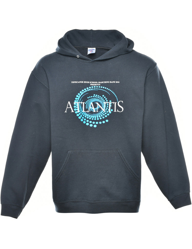 Atlantis Printed Hoodie - L