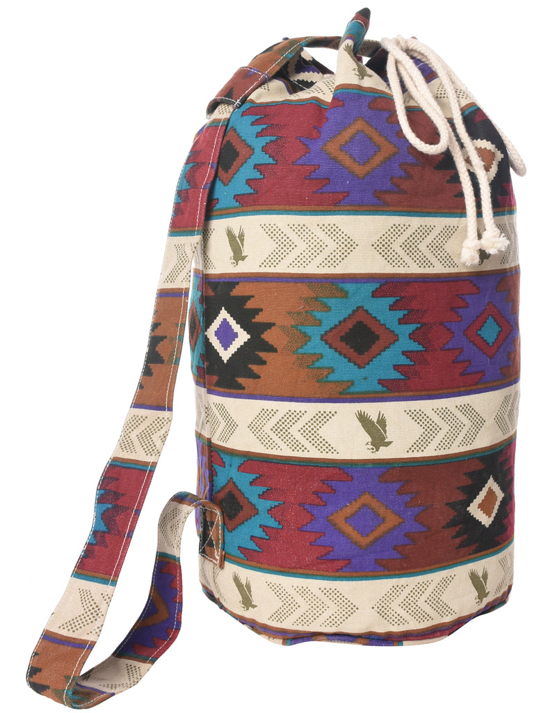 Aztec Print Backpack - M