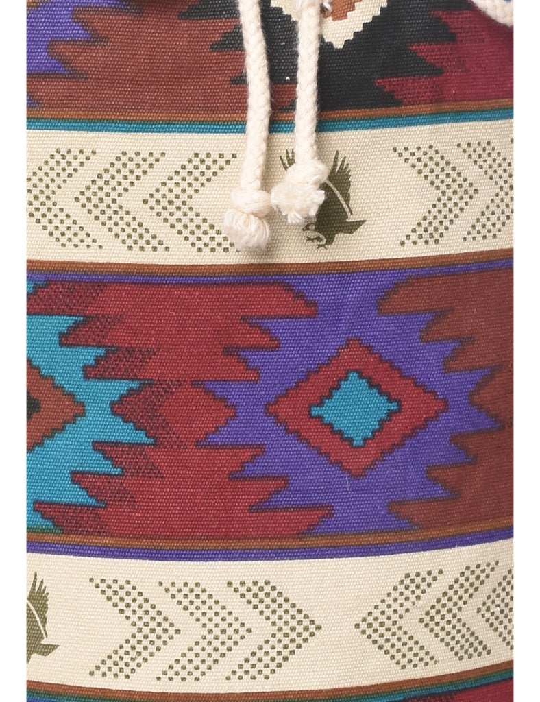 Aztec Print Backpack - M