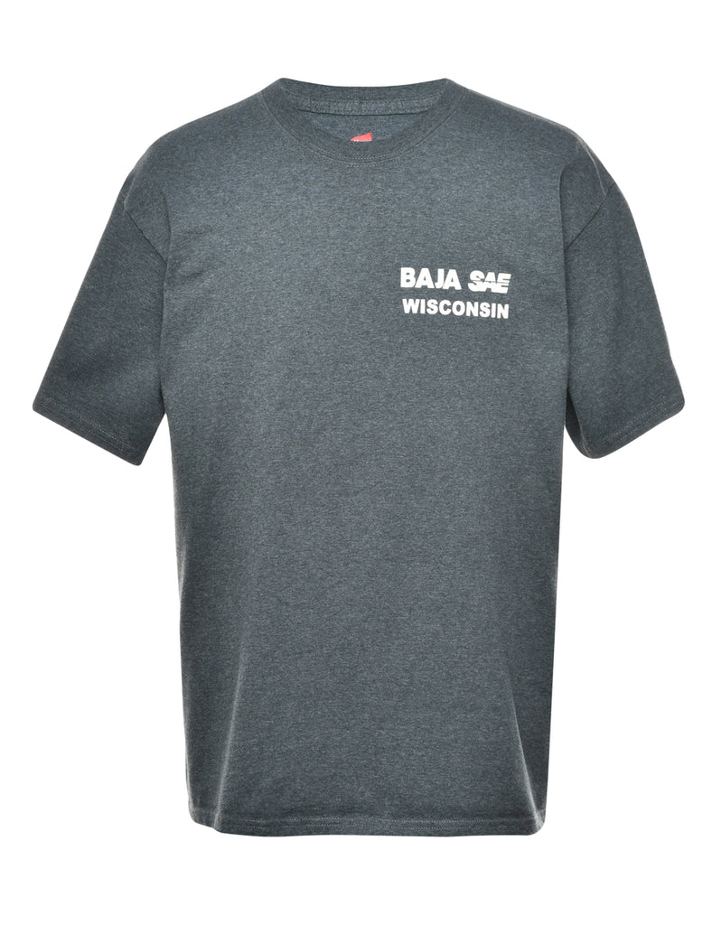 Baja Sae Wisconsin Printed T-shirt - M