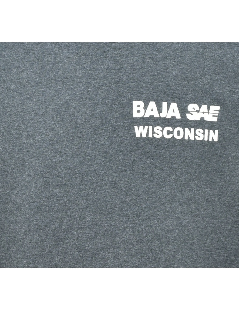 Baja Sae Wisconsin Printed T-shirt - M