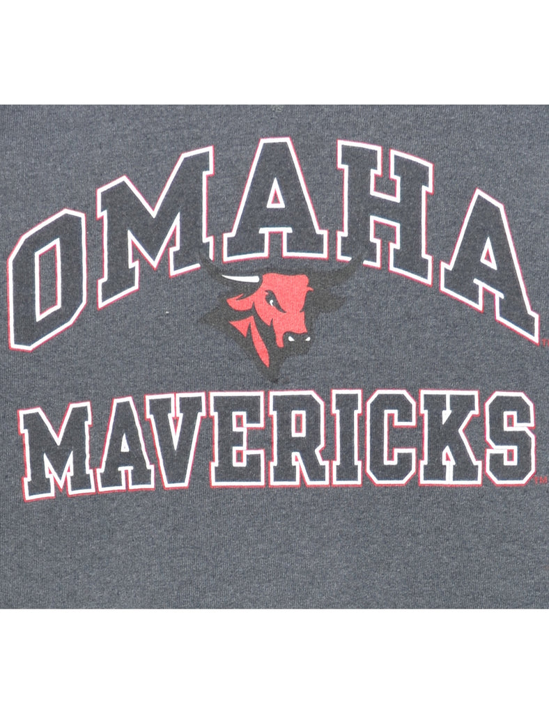 Basketball Omaha Printed Hoodie - M