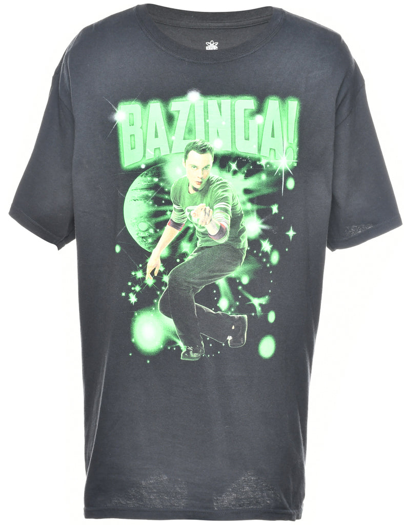 Bazinga Printed T-shirt - L