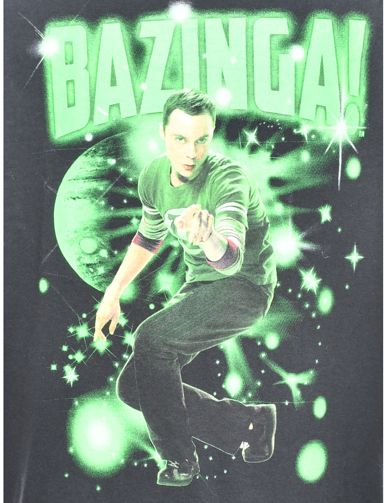 Bazinga Printed T-shirt - L