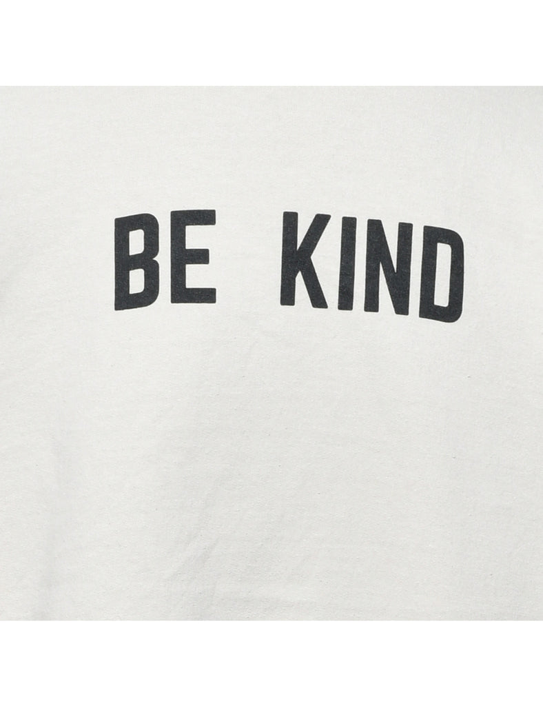 Be Kind Printed Sweatshirt - L