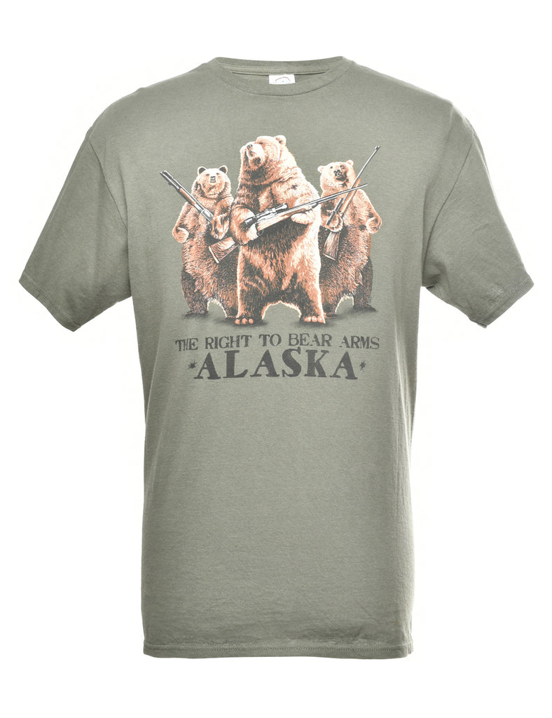 Bear Animal T-shirt - L