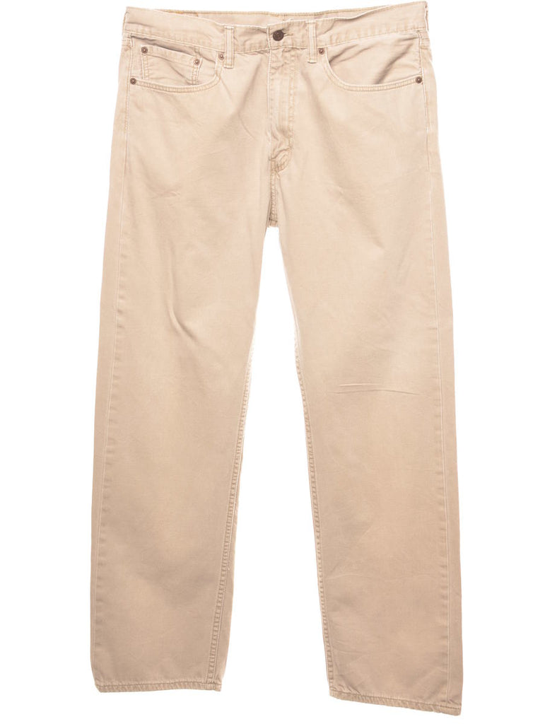 Beige Levis 505 Jeans - W35 L31