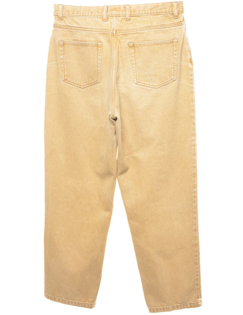 Beige Tapered Jeans - W34 L30
