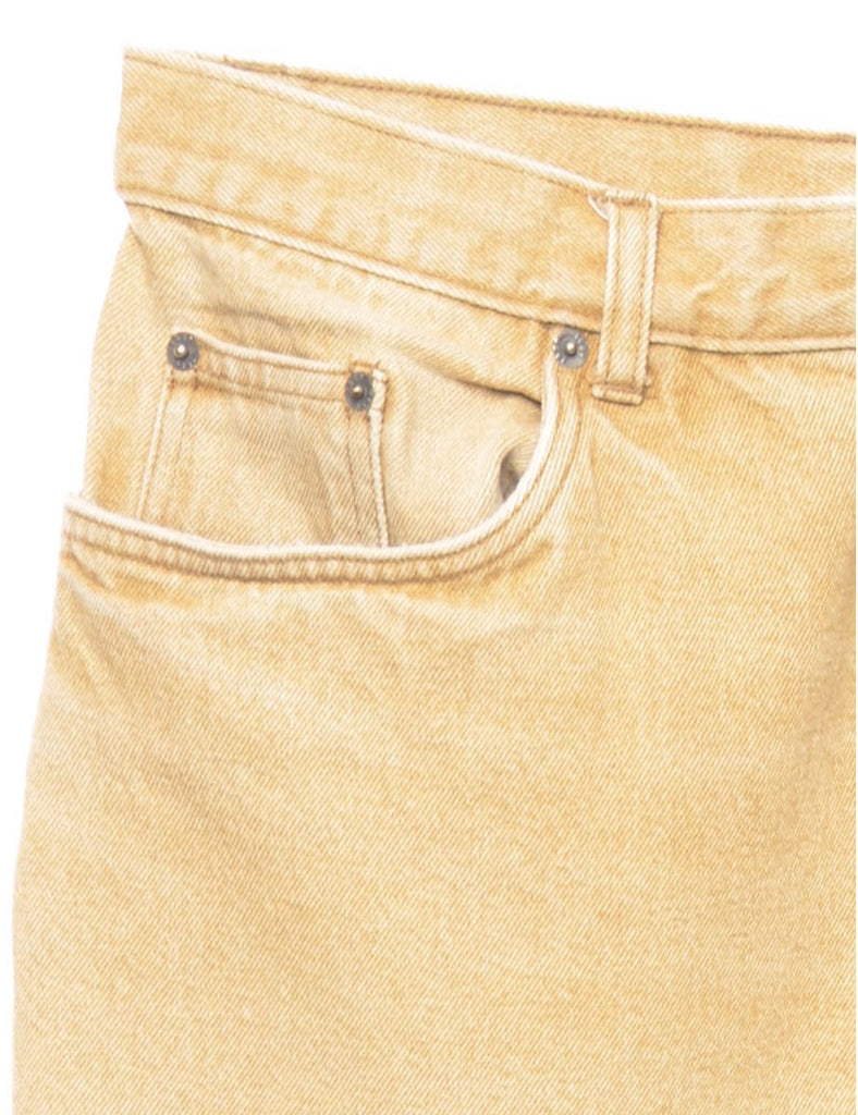 Beige Tapered Jeans - W34 L30