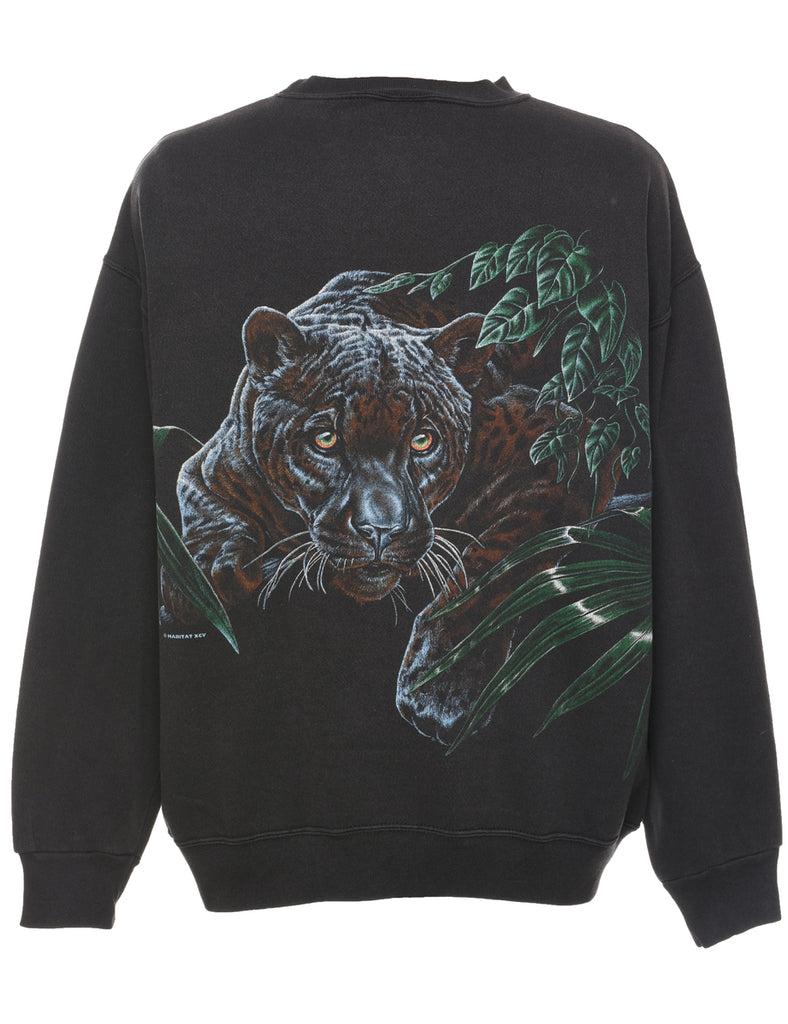 Black Animal Sweatshirt - XL