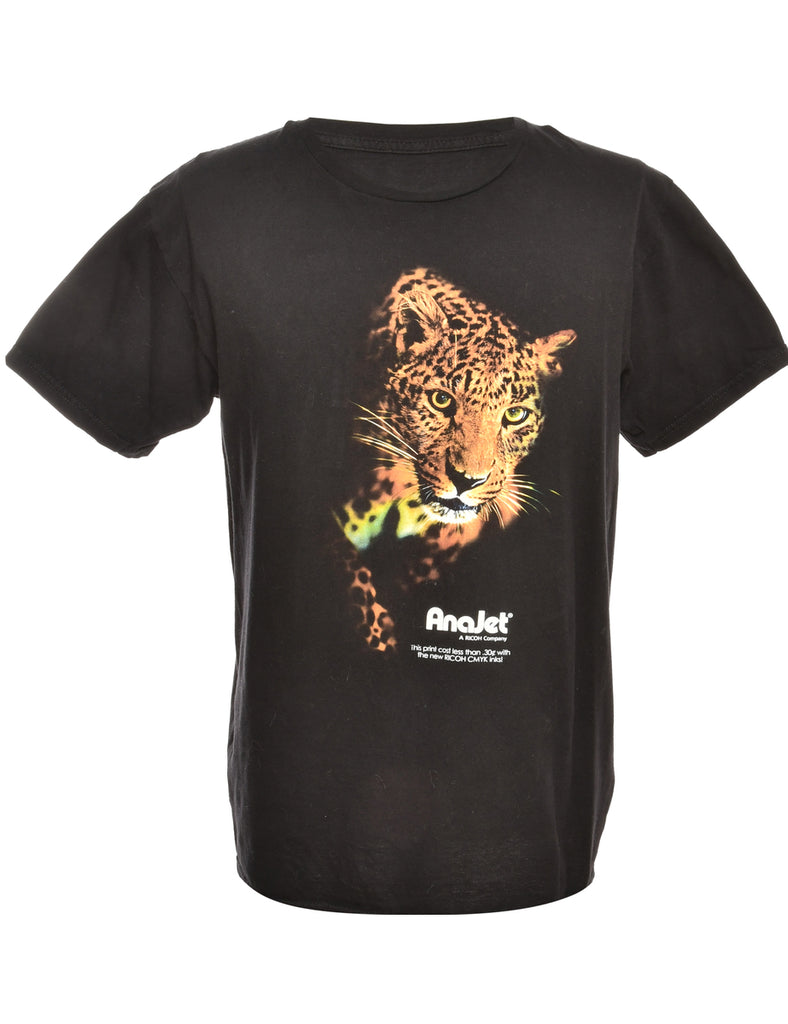 Black Animal T-shirt - M