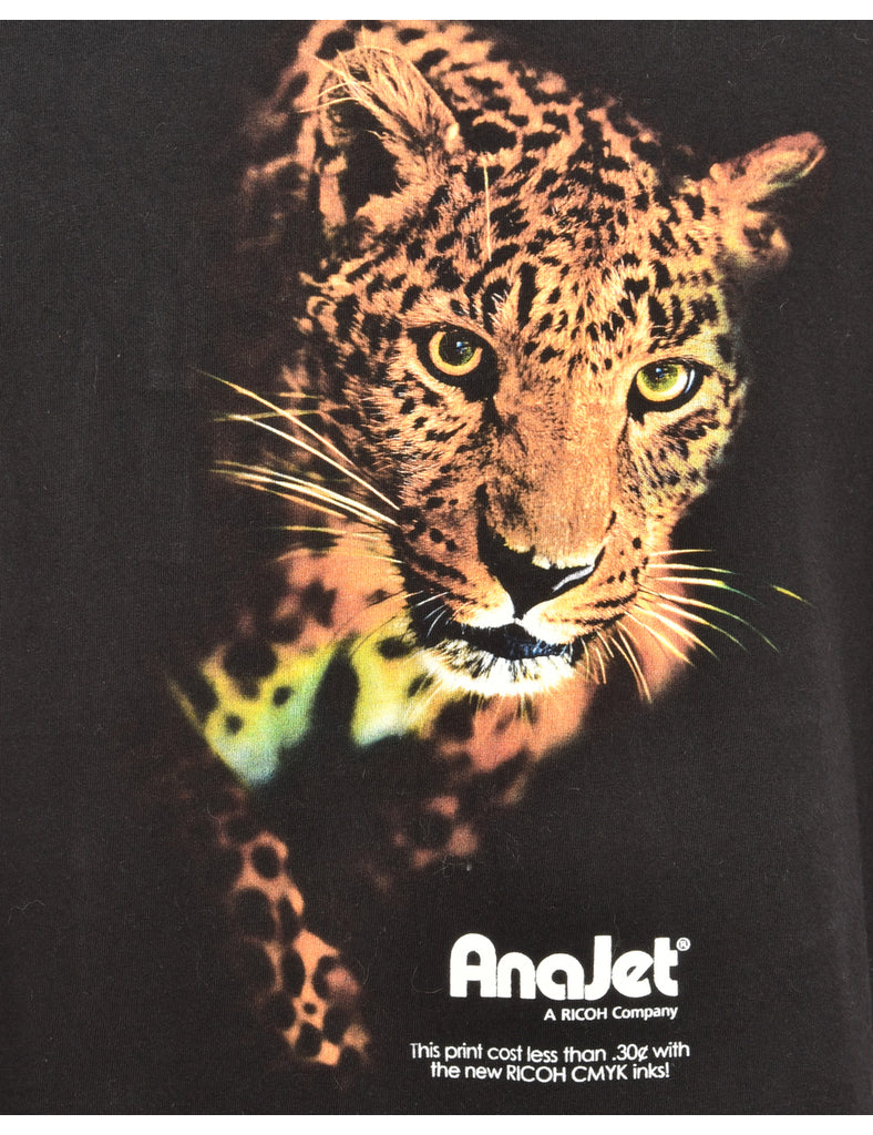 Black Animal T-shirt - M