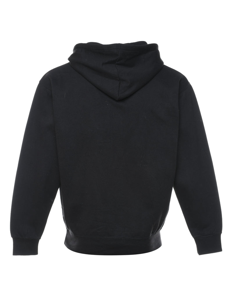 Black Best Buds Mickey & Bugs Bunny Hooded Cartoon Sweatshirt - L