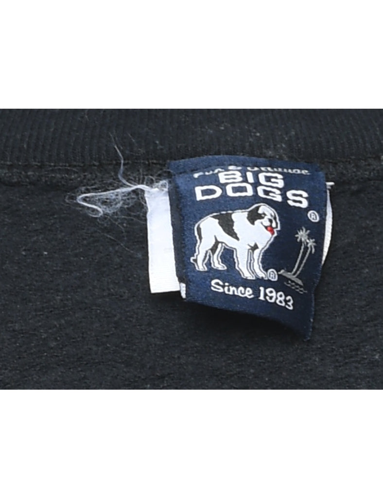 Black Big Dogs Animal Sweatshirt - XL