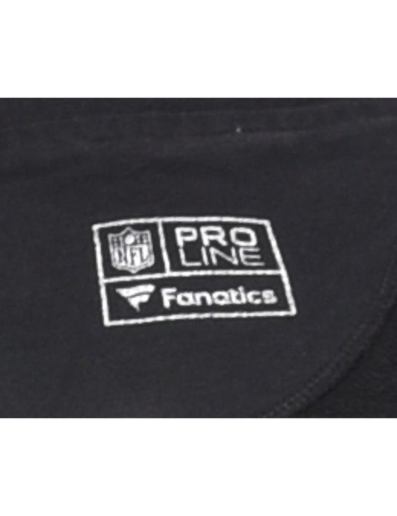 Black & Blue Carolina Panthers NFL Sports Sweatshirt - XL