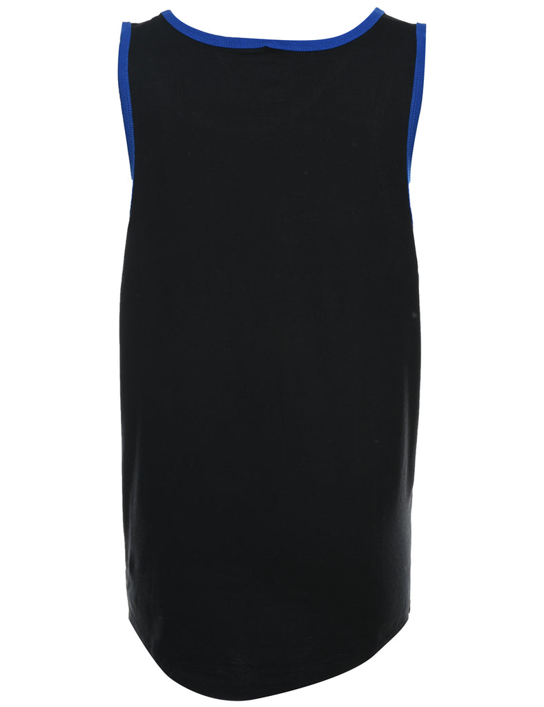 Black & Blue Zoo York Skate Vest - L