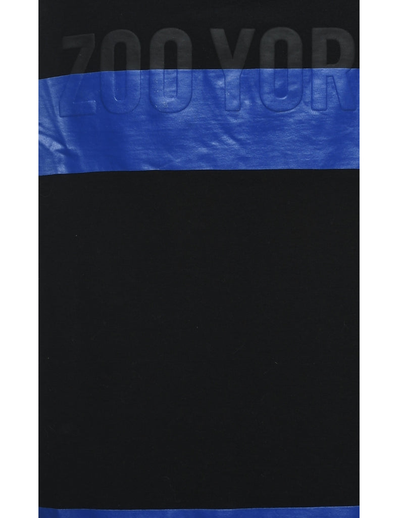 Black & Blue Zoo York Skate Vest - L
